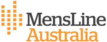 Mensline Australia logo.