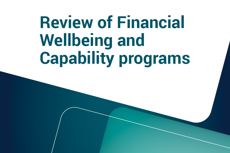 Review of Financial Wellbeing and Capacity programs