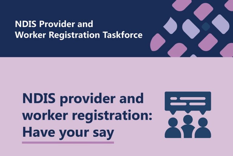 Ndis Provider And Worker Registration Taskforce 