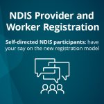 Consultation on Self Directed Supports Registration